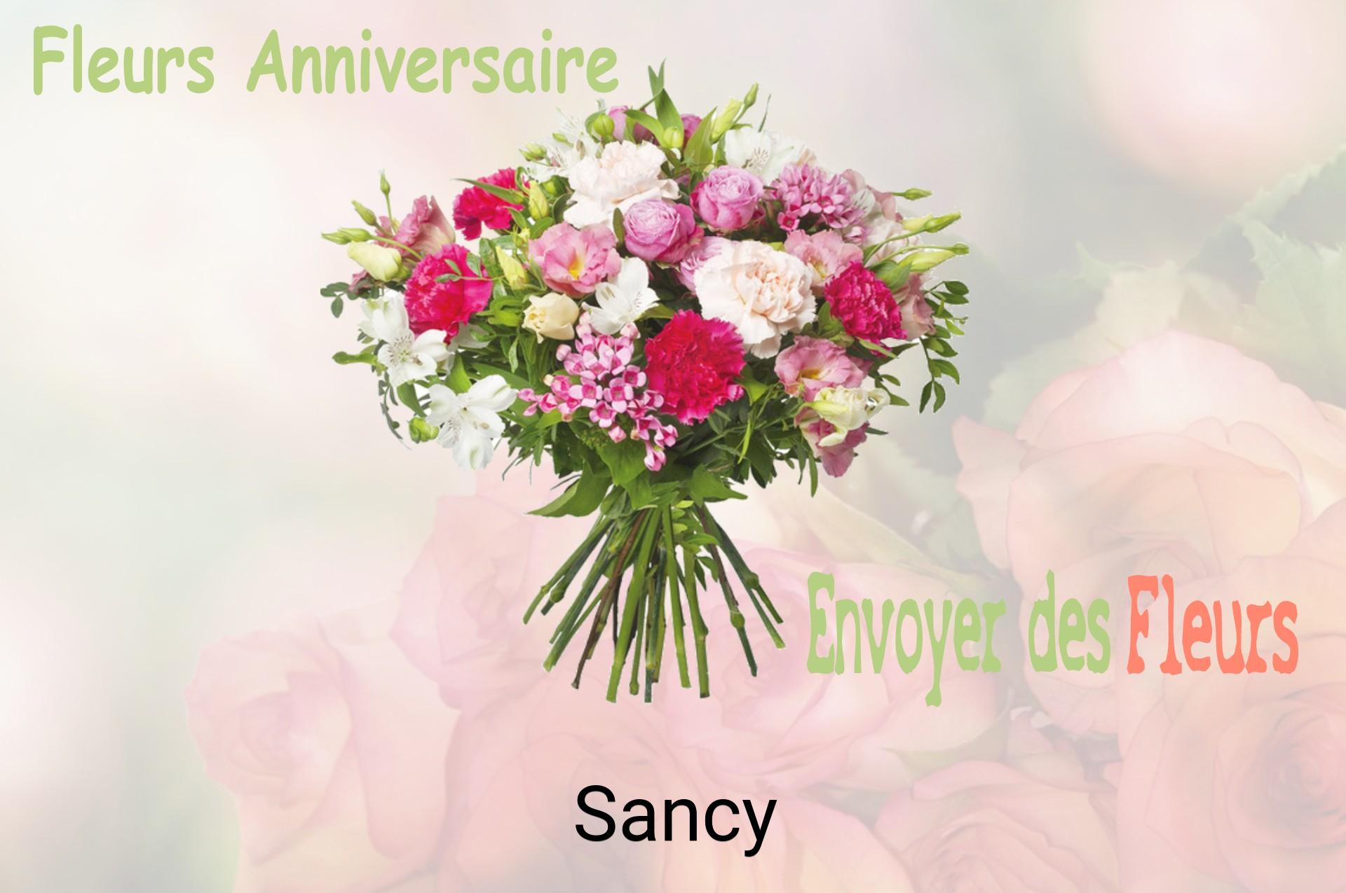 Bouquet de fleurs d’anniversaire livré à Sancy